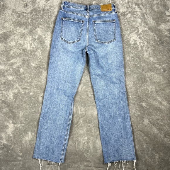 Aritzia Jeans Womens 26 Denim Forum The Arlo High Rise Straight Leg 28L Denim - Picture 6 of 13